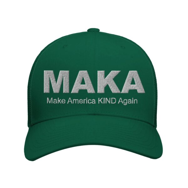 MANA-MAKA Project Hat, Retro Trucker Cap | Flexfit 6606 Evergreen