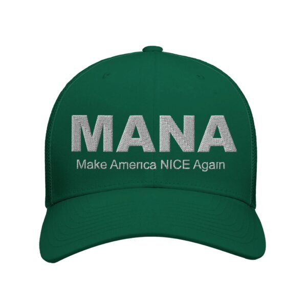 MANA-MAKA Project Hat, Retro Trucker Cap | Flexfit 6606 Evergreen (MANA)